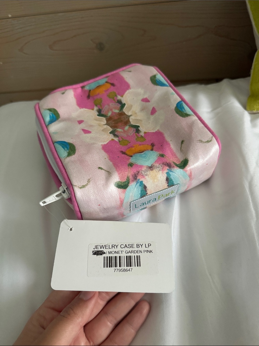 Laura Park Pink Floral Cosmetic Bag - Picture 2 of 10